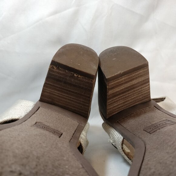 Toms Majorca Heeled Canvas Sandals - Picture 11 of 11